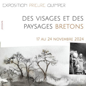 exposition preieuré novembre 2024 johanne Gicquel artiste peintre paysages bretons